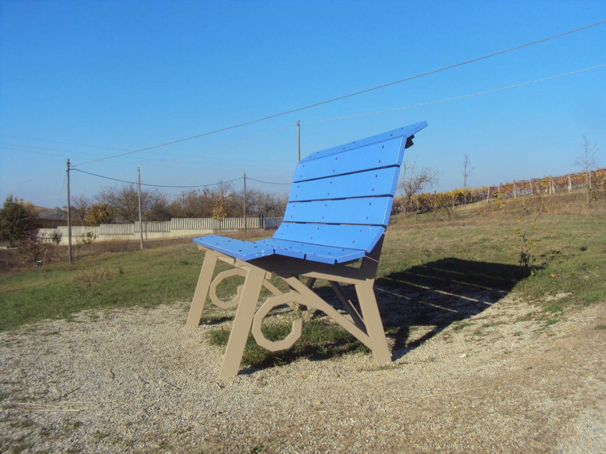 Hero Blue Big Bench - Coazzolo