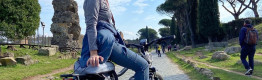 Ciclotur via Appia Antica in ebike da Roma a Ariccia