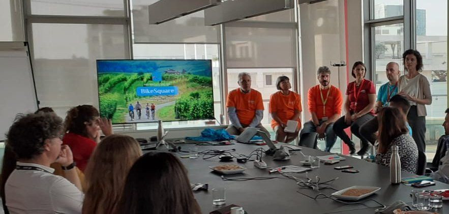 presentation of BikeSquare at E.ON in Milan