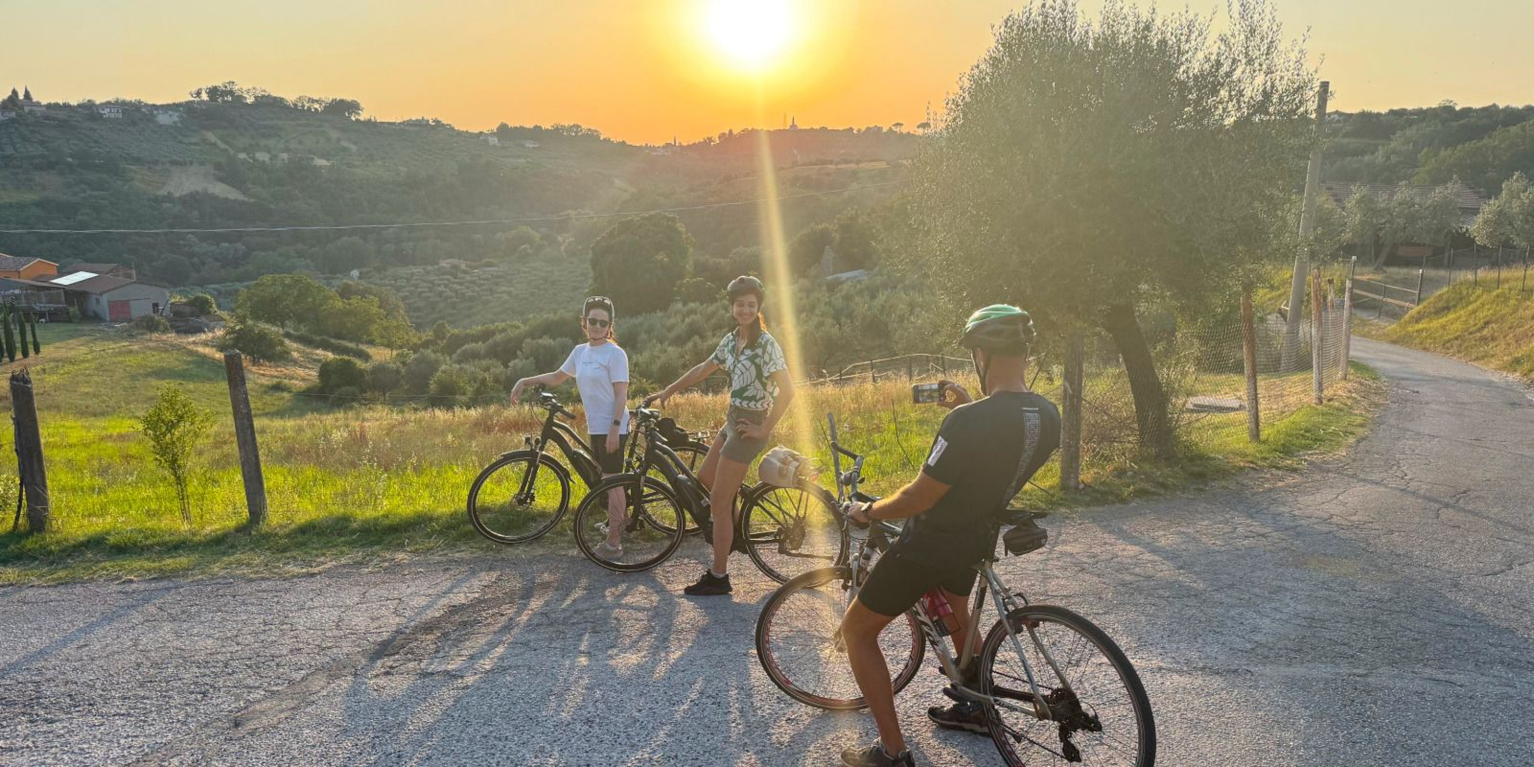 Hero In e-bike nella Sabina