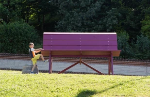 Langhe, Purple Big Bench - Monforte d'Alba